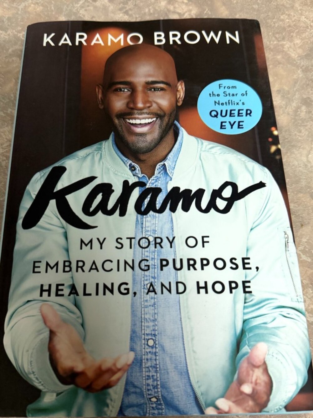 Karamo: My Story of Embracing Purpose, Healing, and Hope- hardback book
